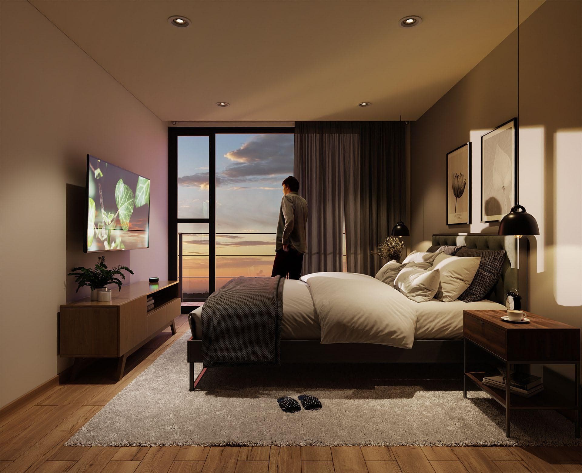 <p>Balcón de 9.39 m2, Bodega y Cajón de estacionamiento.</p>