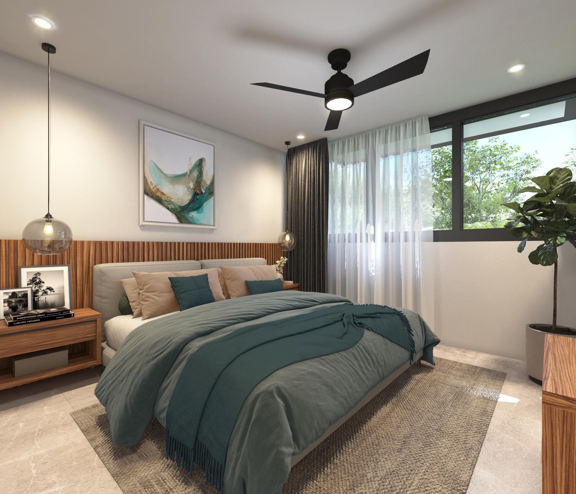 <p class="ql-align-justify"><strong style="color: rgb(31, 56, 100);">PLANTA BAJA:</strong></p><p class="ql-align-justify">· Vestíbulo y sala a doble altura</p><p class="ql-align-justify">· Cocina con barra desayunadora tipo isla con mesetas en granito más área de alacena.</p><p class="ql-align-justify">· Sala y comedor con vista doble al jardín.</p><p class="ql-align-justify">· Medio baño para visitas.</p><p class="ql-align-justify">· Amplia terraza.</p><p class="ql-align-justify">· Área de servicio.</p><p class="ql-align-justify">· Piscina de 4x3m iluminada. </p><p class="ql-align-justify">· Cochera techada para dos vehículos con piso de concreto estampado.</p><p class="ql-align-justify">· Acceso peatonal techado.</p><p class="ql-align-justify">· Área para jardín frontal.</p><p class="ql-align-justify">· Generoso jardín trasero.</p><p class="ql-align-justify"><br></p><p class="ql-align-justify"><strong style="color: rgb(31, 56, 100);">PLANTA ALTA:</strong></p><p class="ql-align-justify"><br></p><p class="ql-align-justify">· Recámara principal con vistas al jardín, con closet vestidor, amplio baño.</p><p class="ql-align-justify">· Recámara secundaria con closet y baño completo.</p><p class="ql-align-justify"><br></p><p class="ql-align-justify"><strong><em><u>Nota:</u></em></strong> Cocina completa (Paneles Inferiores y Superiores), Closets en las habitaciones, tres muebles de Baño, librero debajo escalera y closets de blancos.</p>